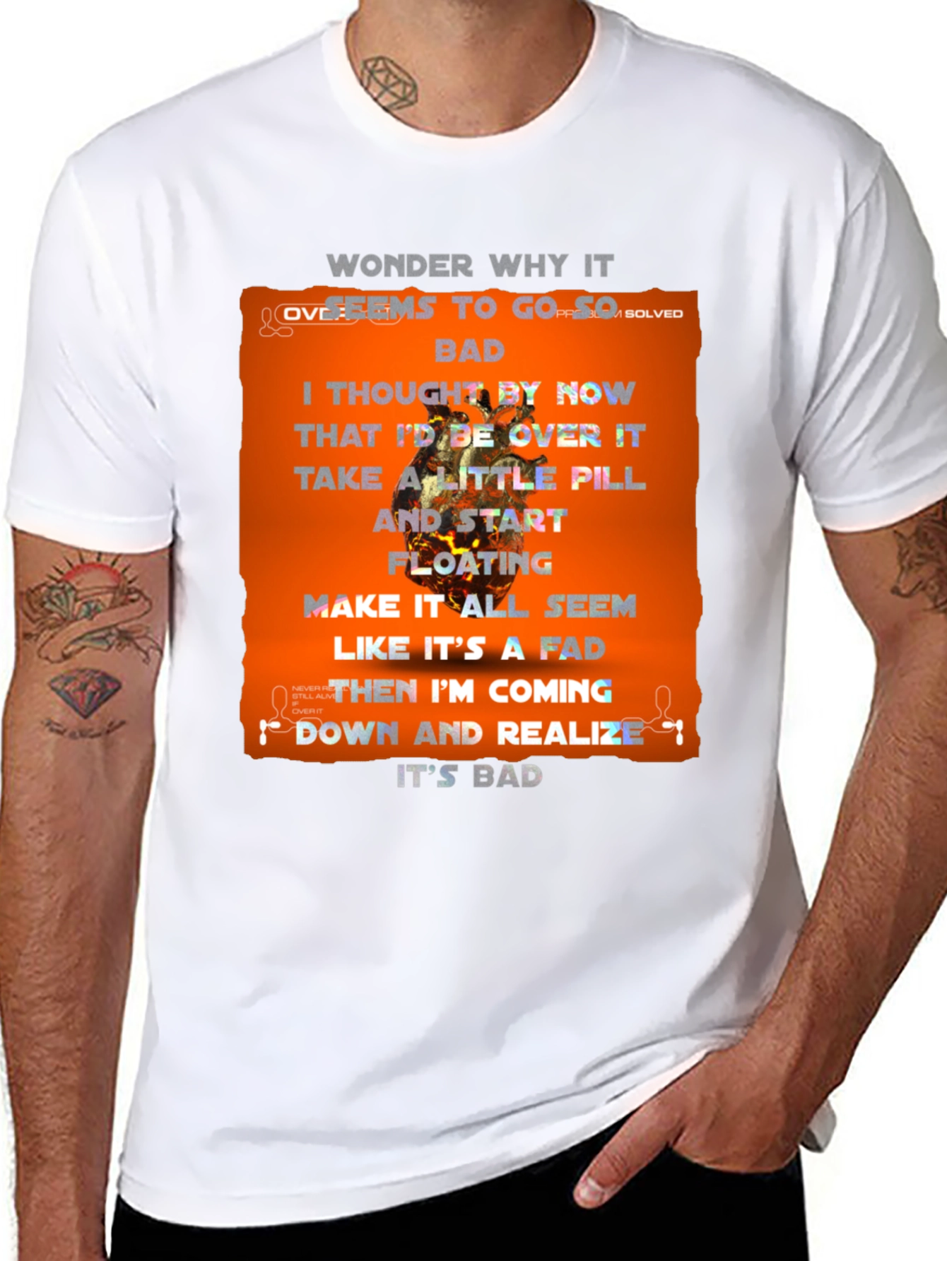Unique Graphic Print T-Shirt