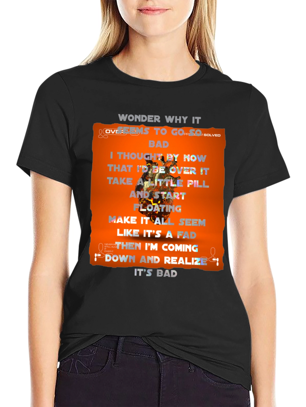 Unique Graphic Print T-Shirt