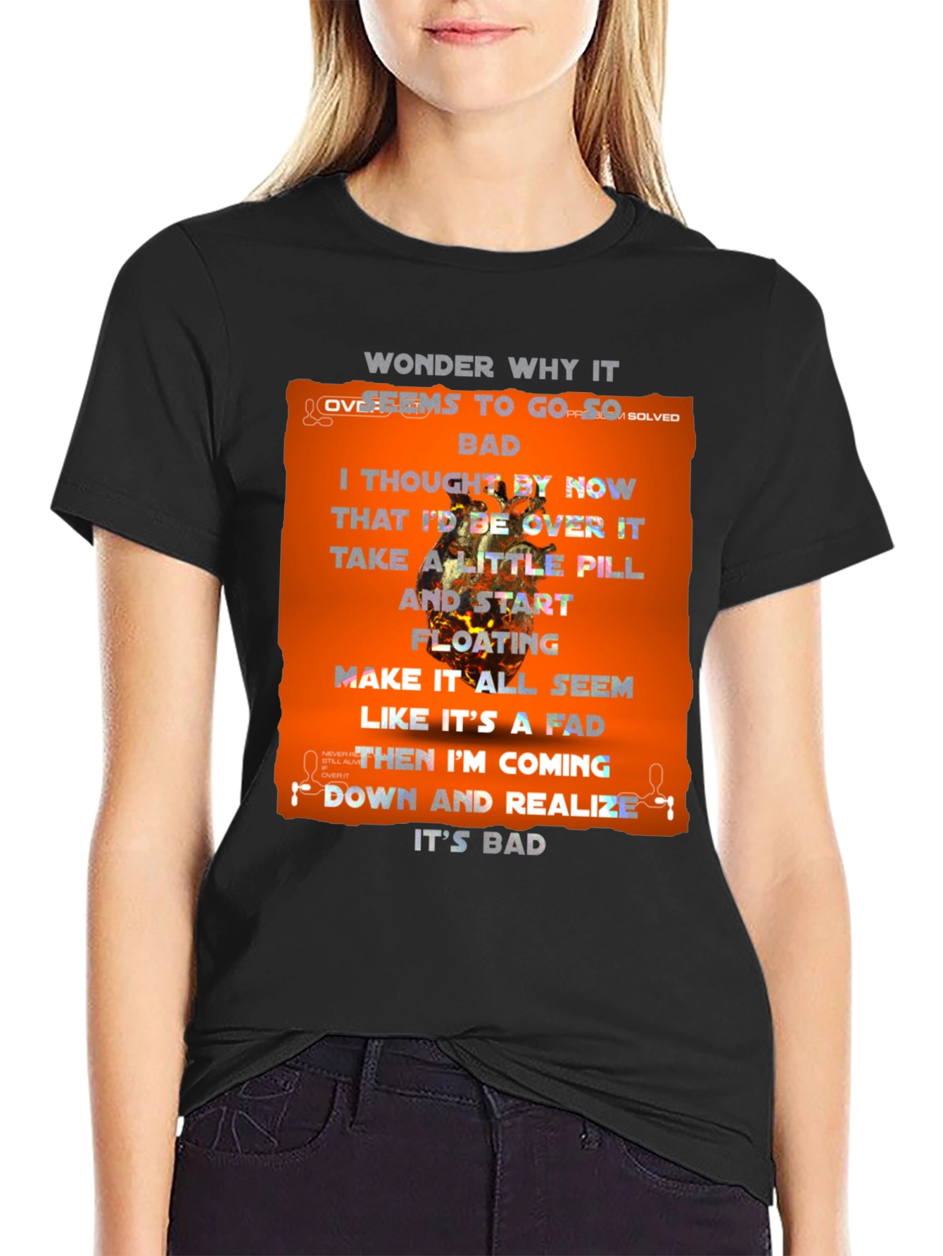Unique Graphic Print T-Shirt