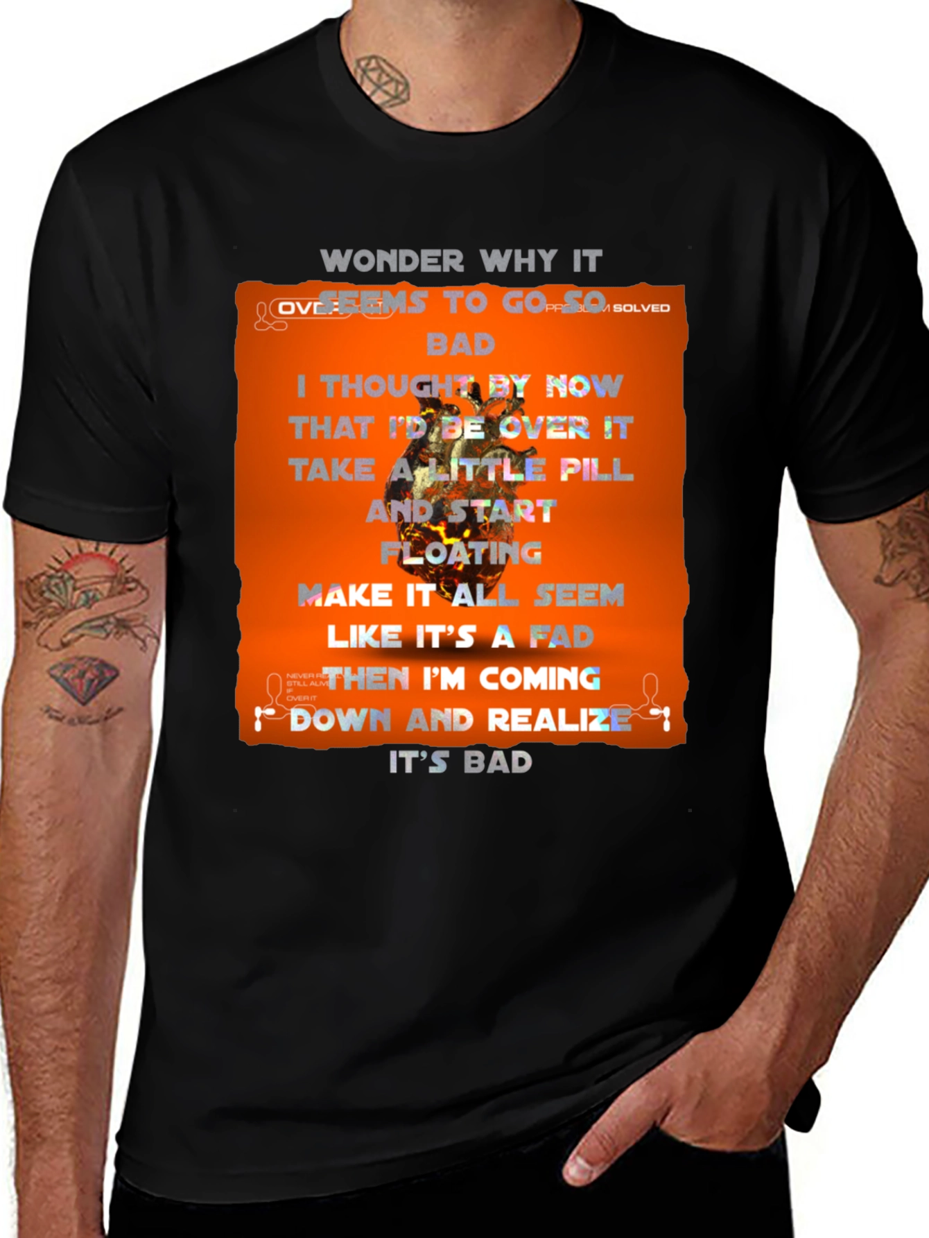 Unique Graphic Print T-Shirt