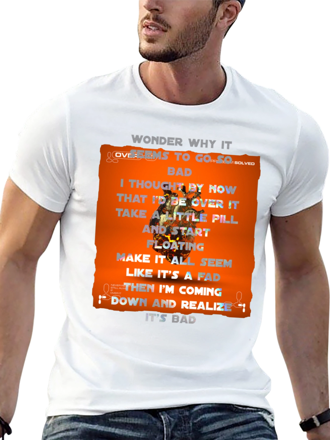 Unique Graphic Print T-Shirt