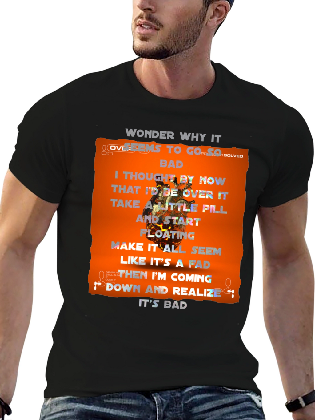 Unique Graphic Print T-Shirt