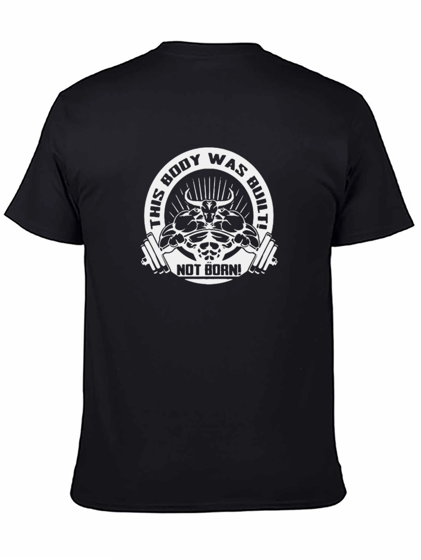 Built Body Graphic Tee - Fitness Motivation Shirt