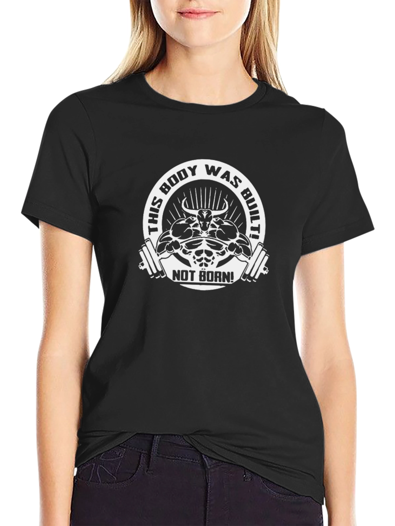 Built Body Graphic Tee - Fitness Motivation Shirt