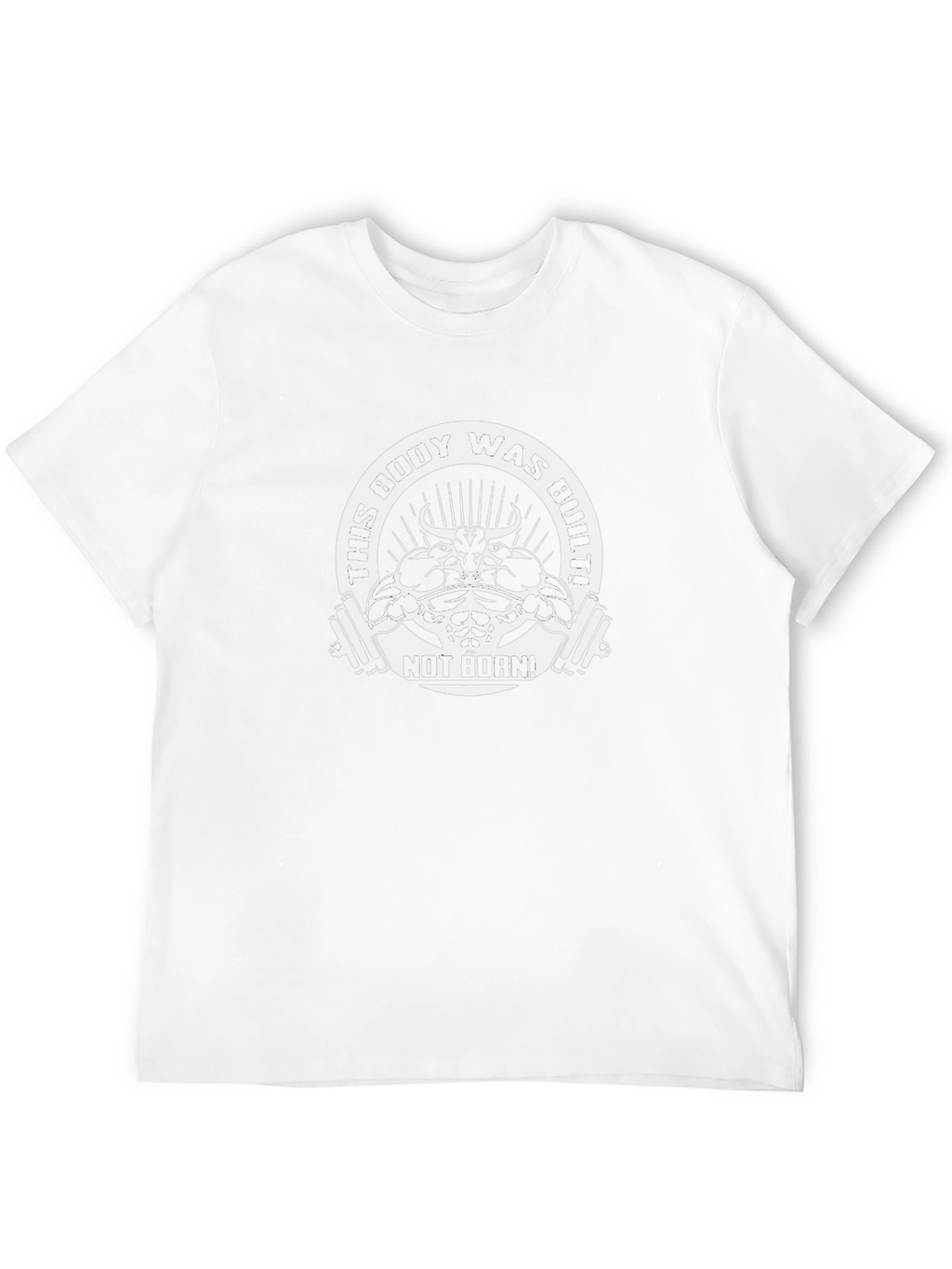 Built Body Graphic Tee - Fitness Motivation Shirt