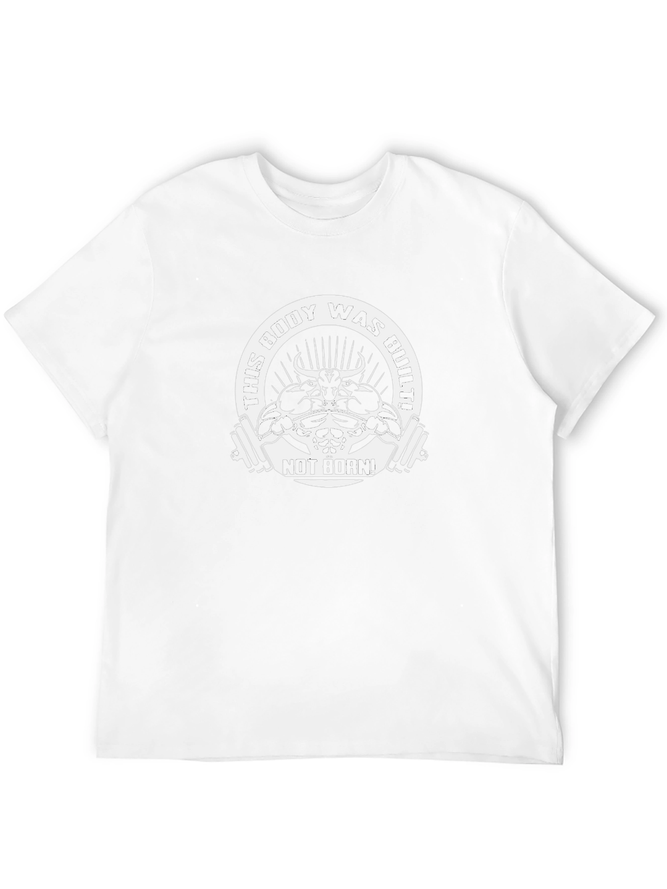 Built Body Graphic Tee - Fitness Motivation Shirt