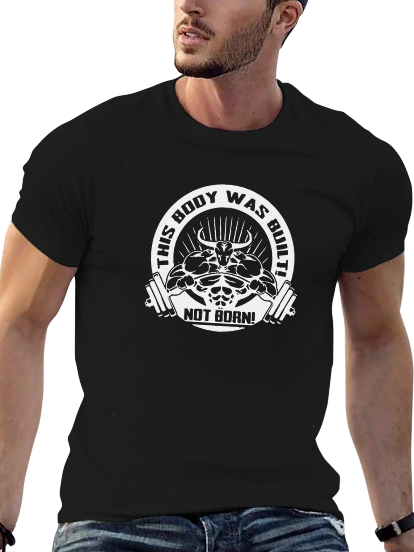 Built Body Graphic Tee - Fitness Motivation Shirt