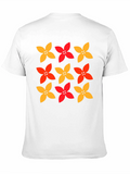 Floral Patterned Crew Neck T-Shirt