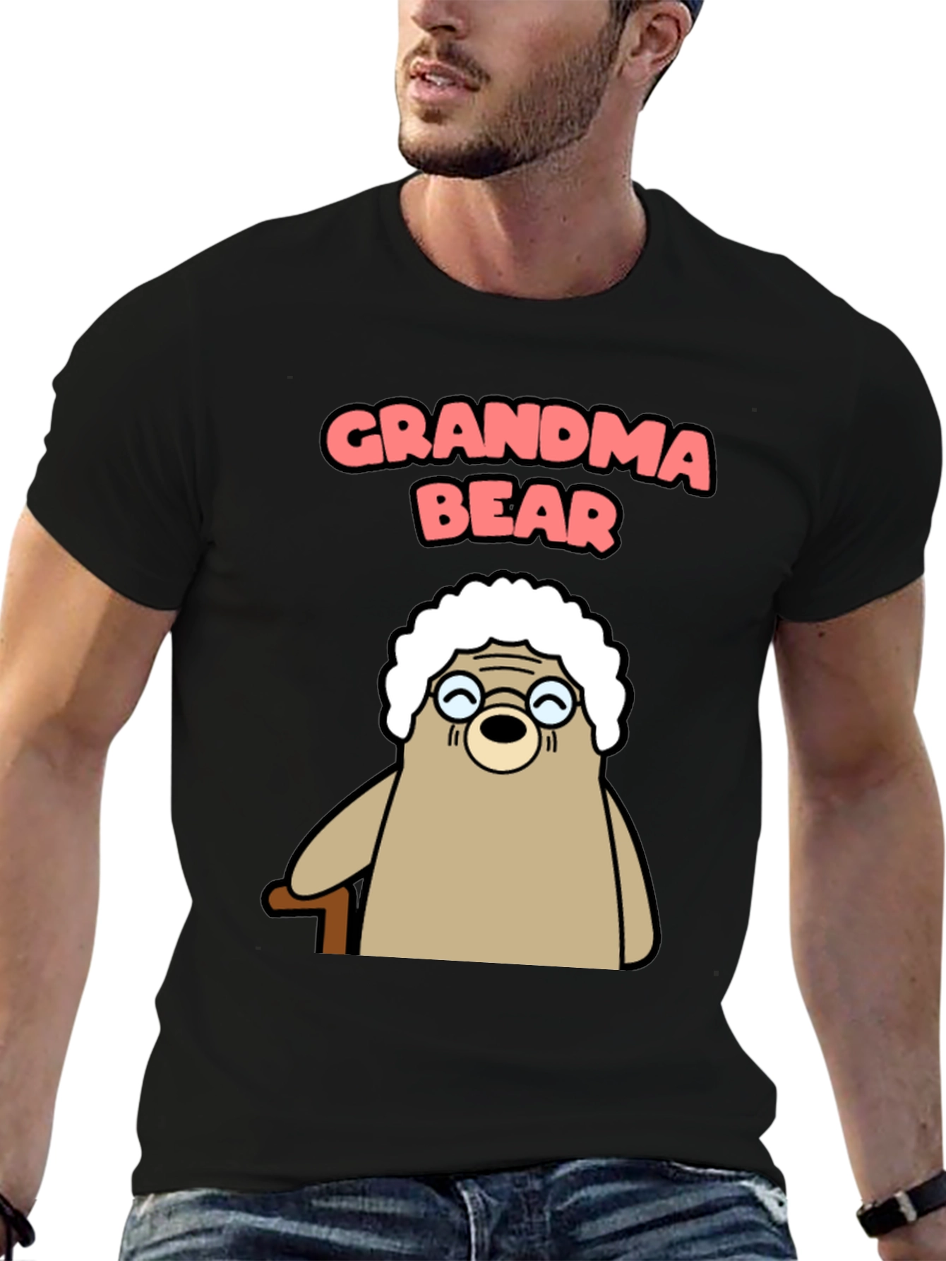 Grandma Bear T-Shirt - Funny Cartoon Bear Tee