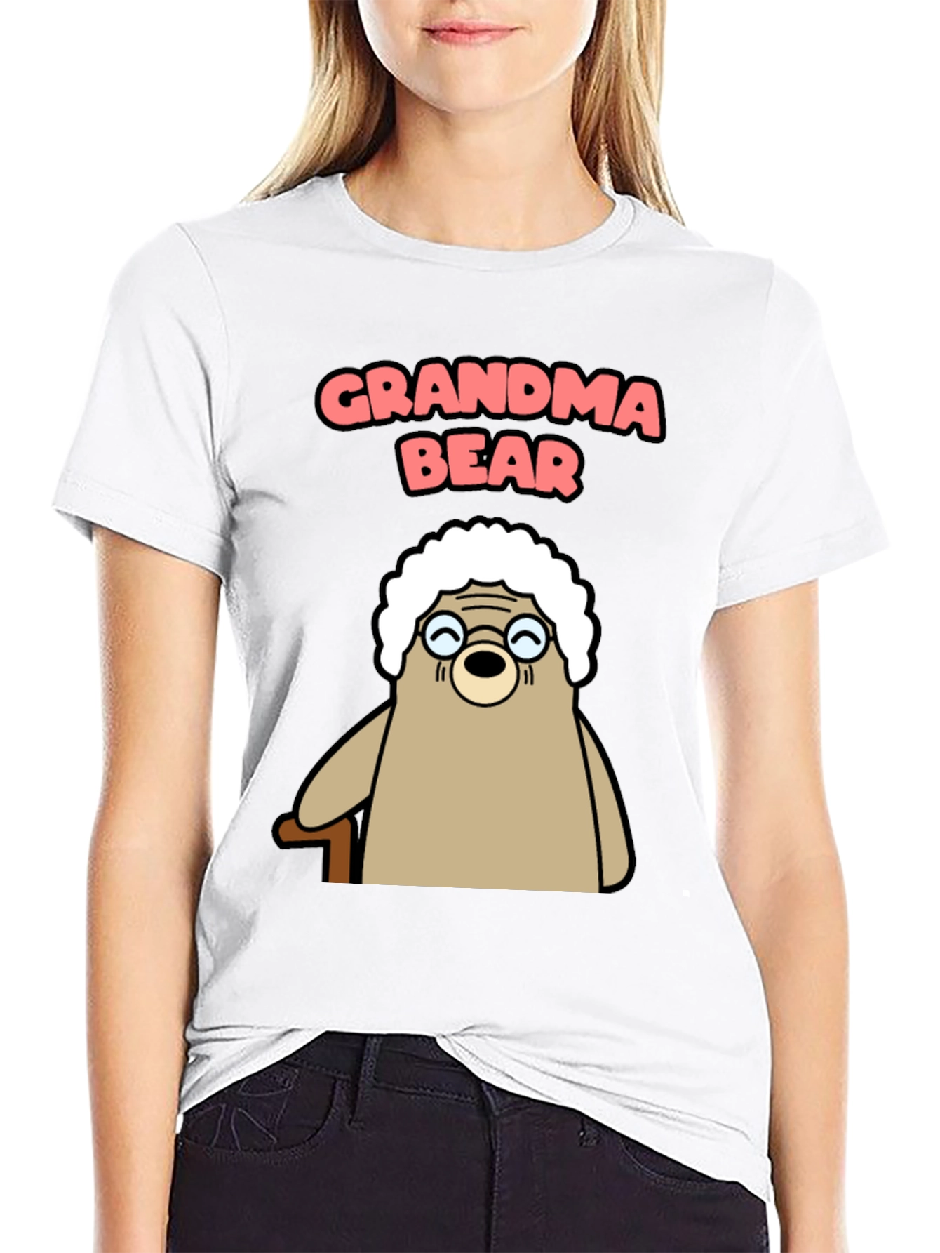 Grandma Bear T-Shirt - Funny Cartoon Bear Tee