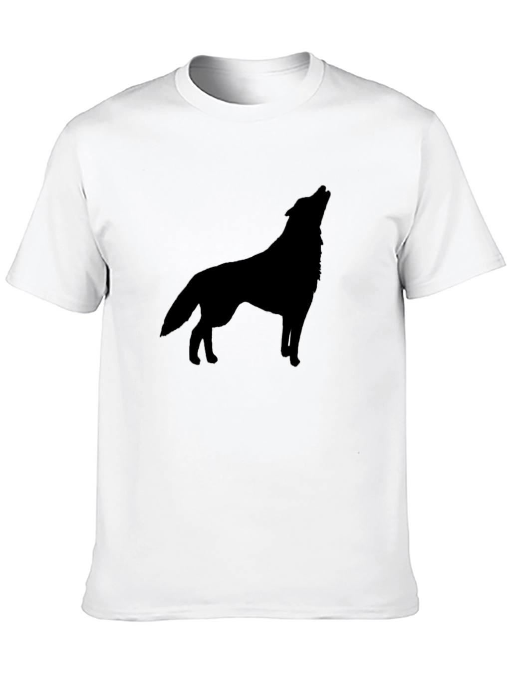 Wolf Silhouette Black T-Shirt