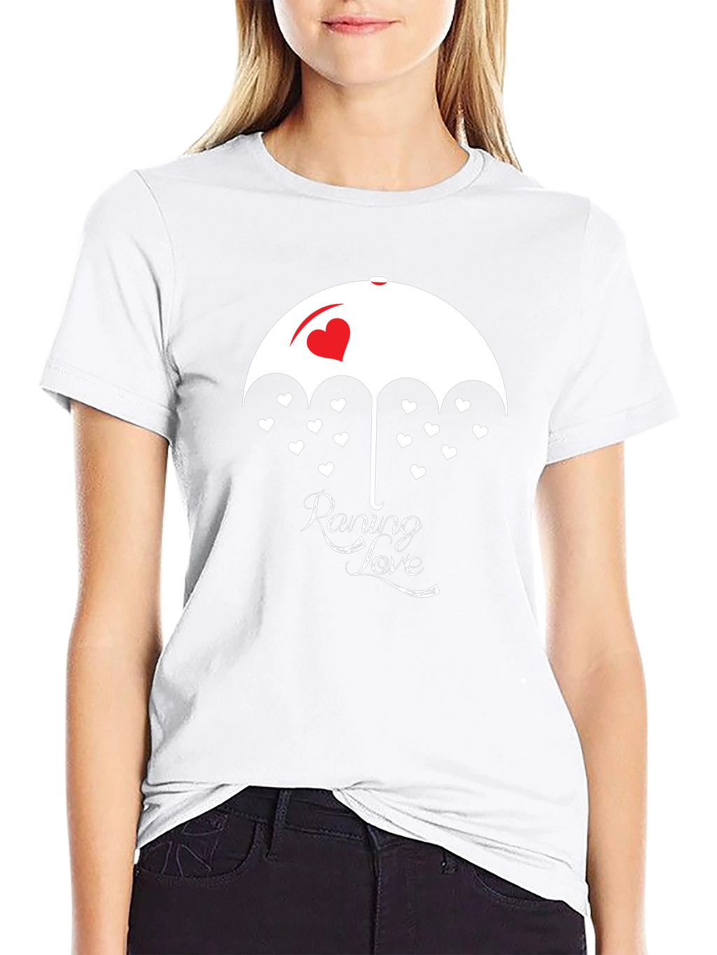 Raining Love Graphic T-Shirt