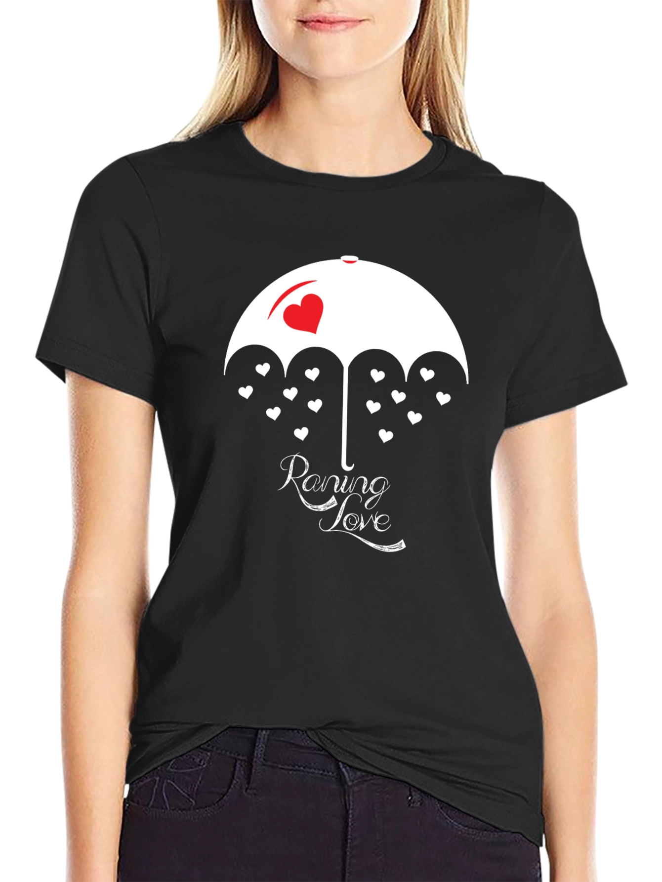 Raining Love Graphic T-Shirt