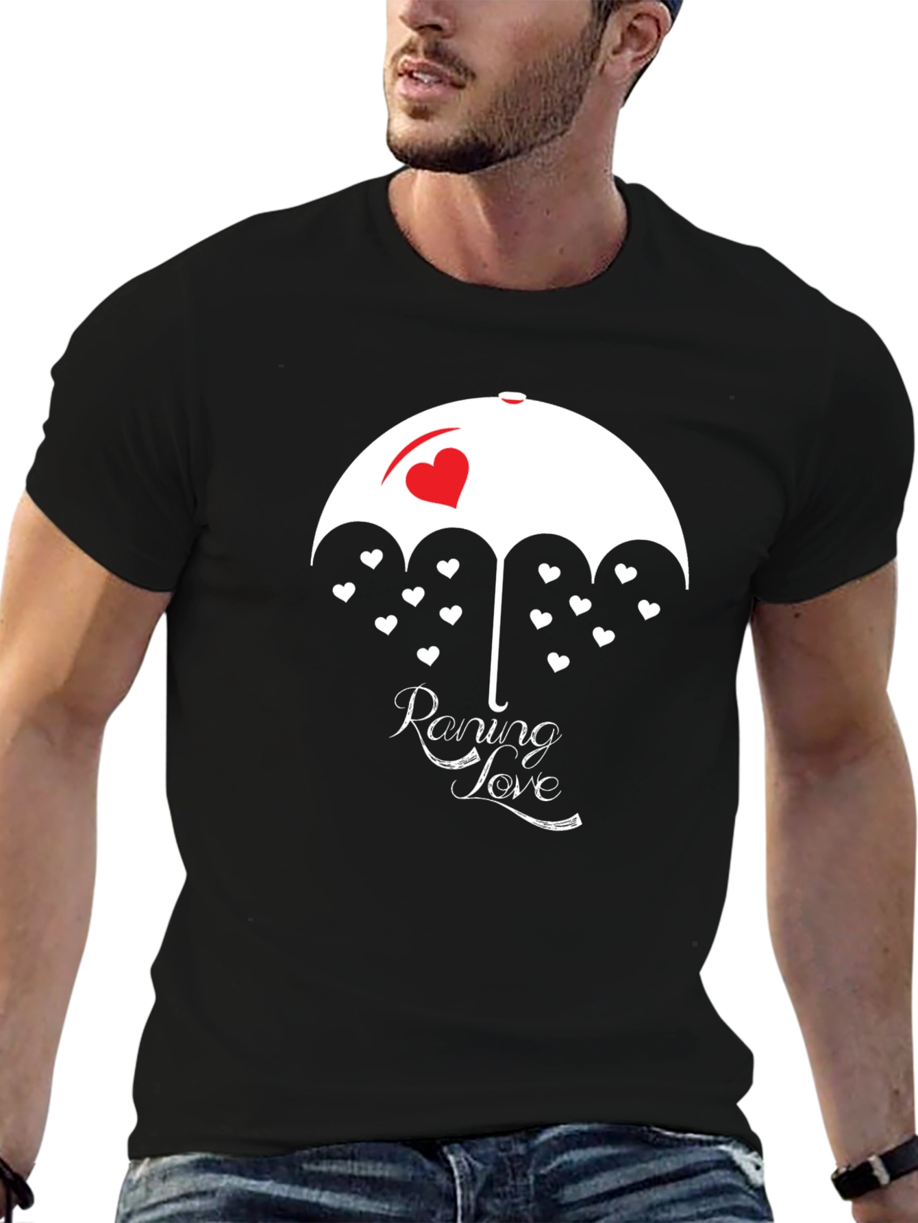Raining Love Graphic T-Shirt