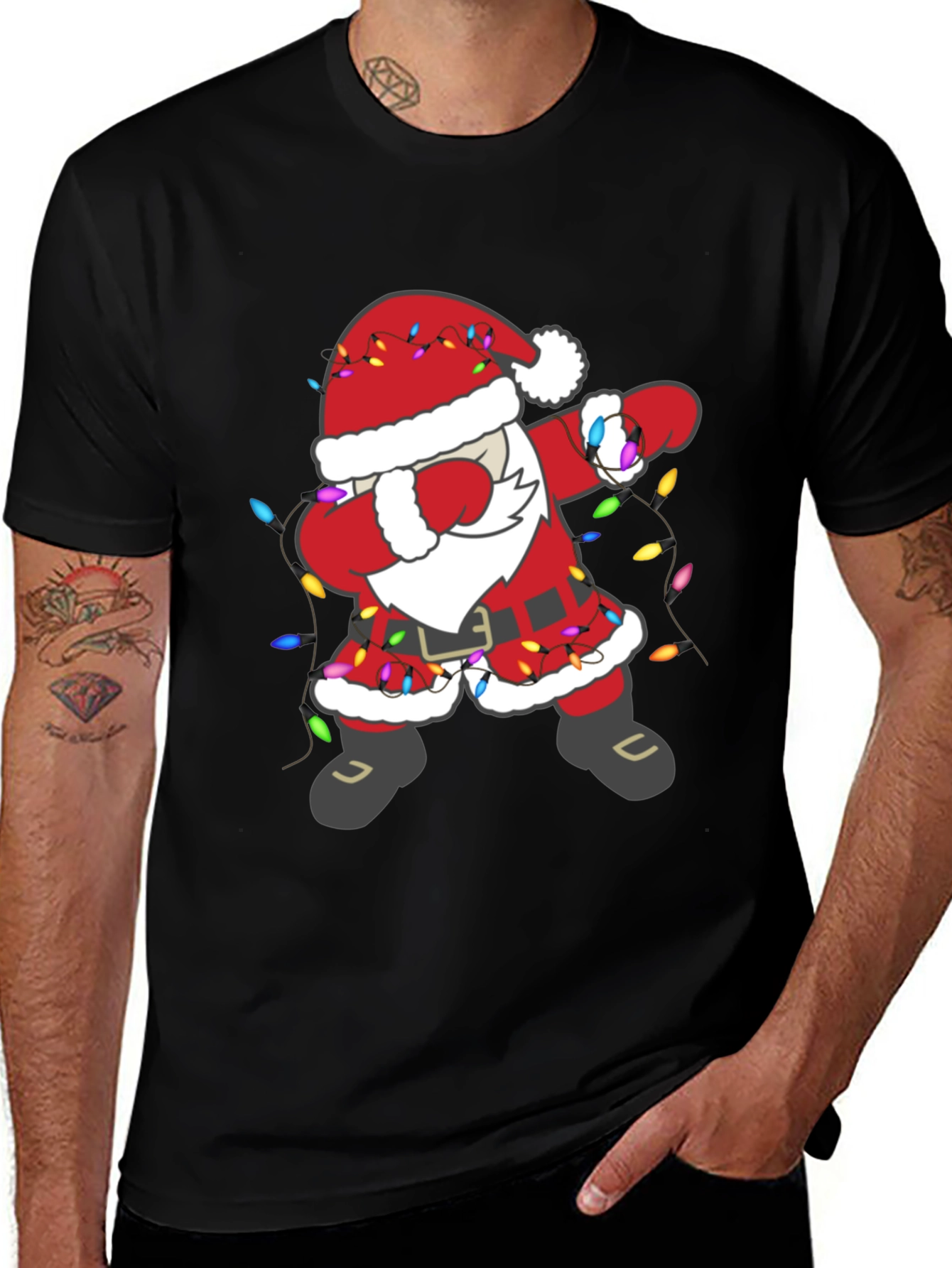 Dabbing Santa Christmas T-Shirt