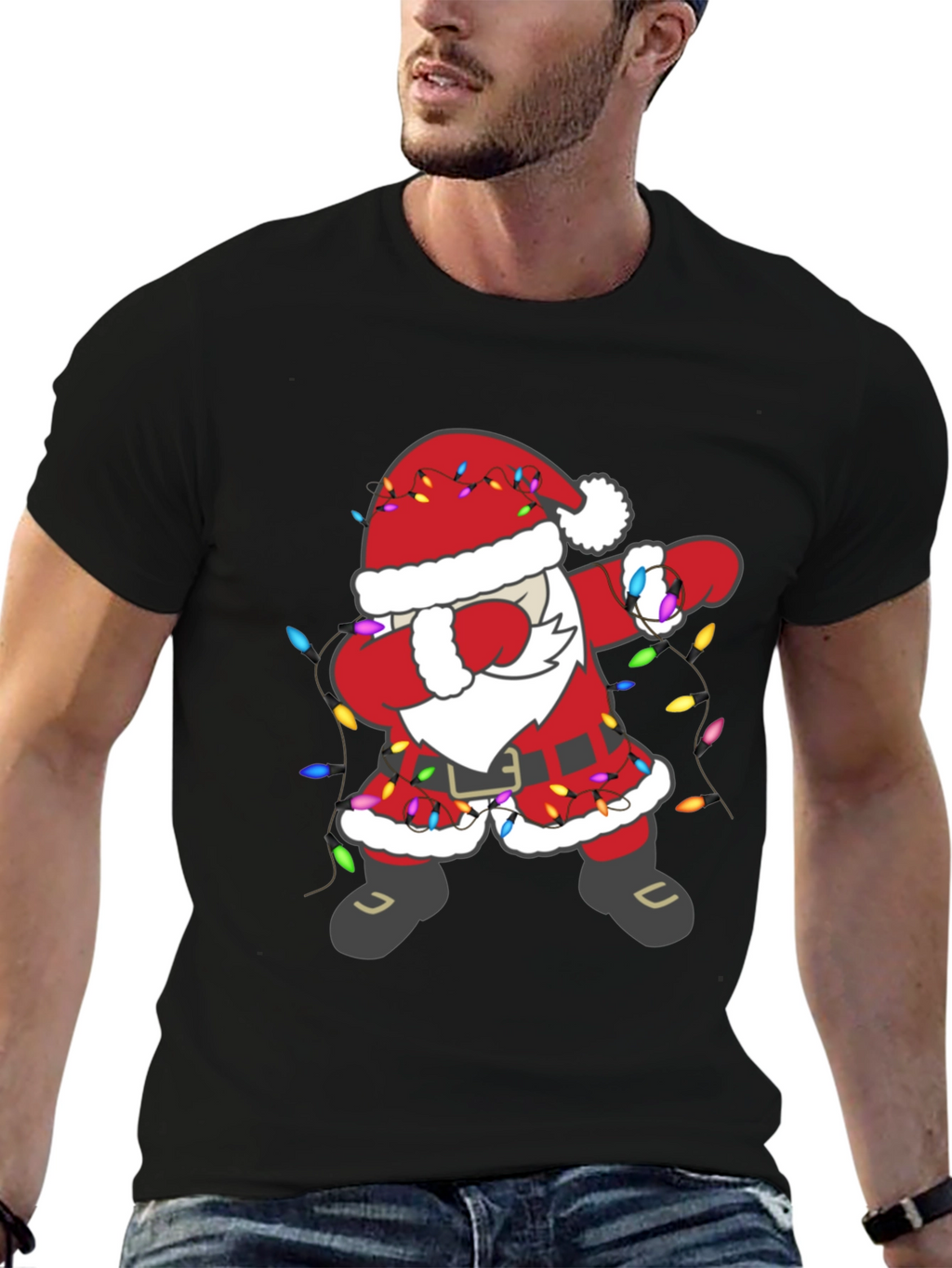 Dabbing Santa Christmas T-Shirt