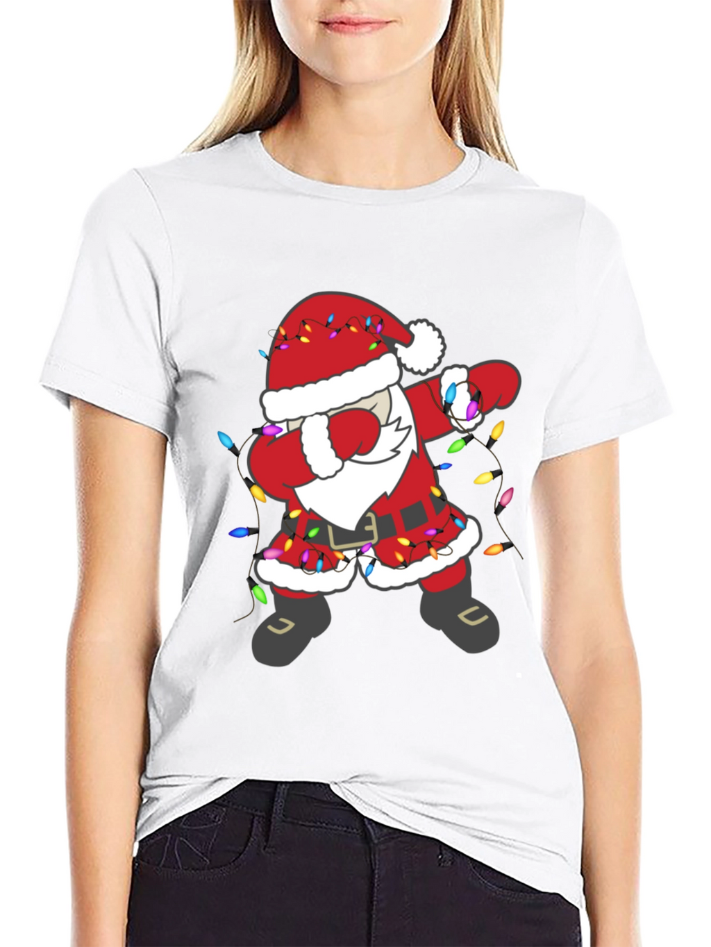 Dabbing Santa Christmas T-Shirt