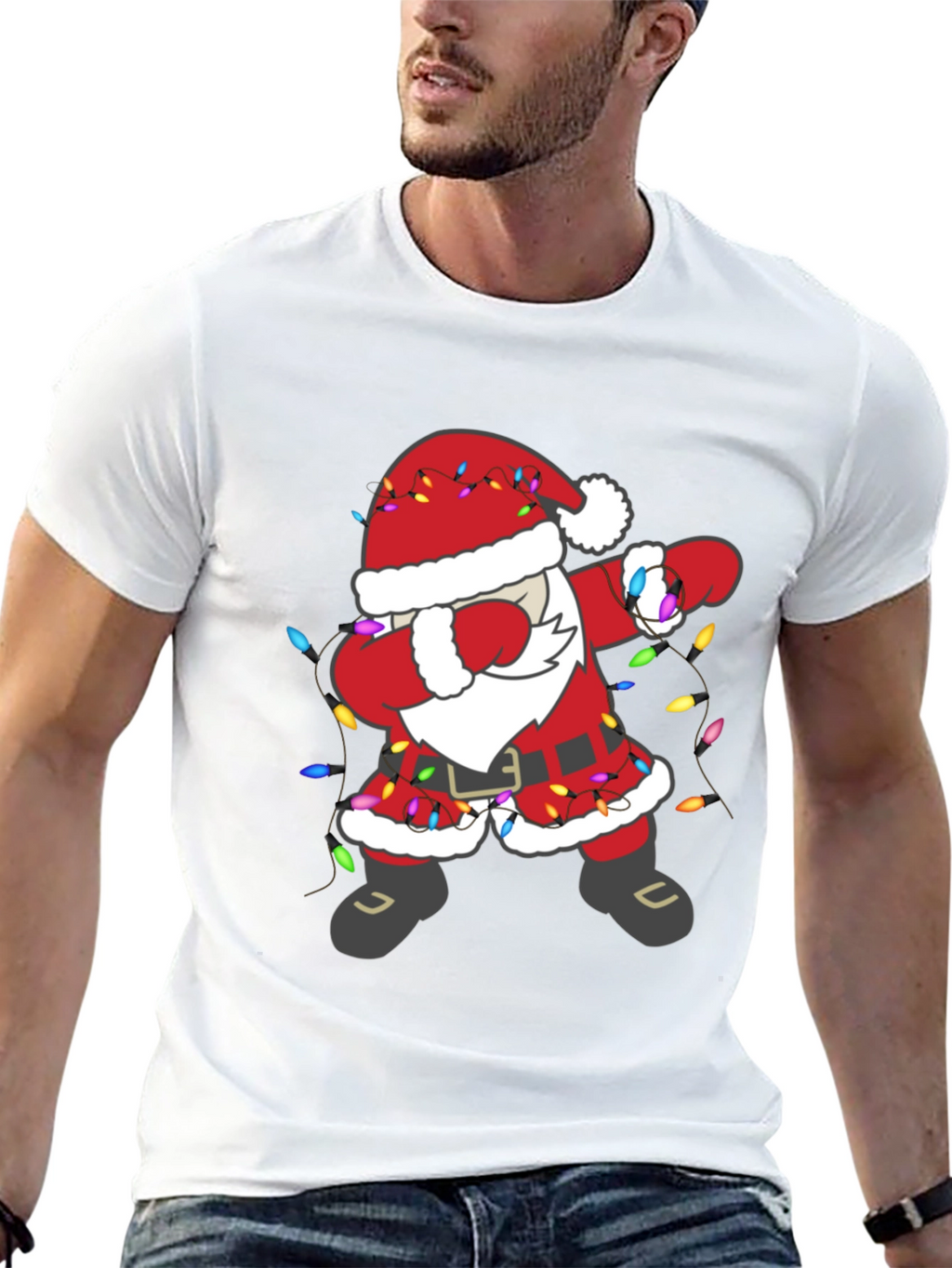 Dabbing Santa Christmas T-Shirt