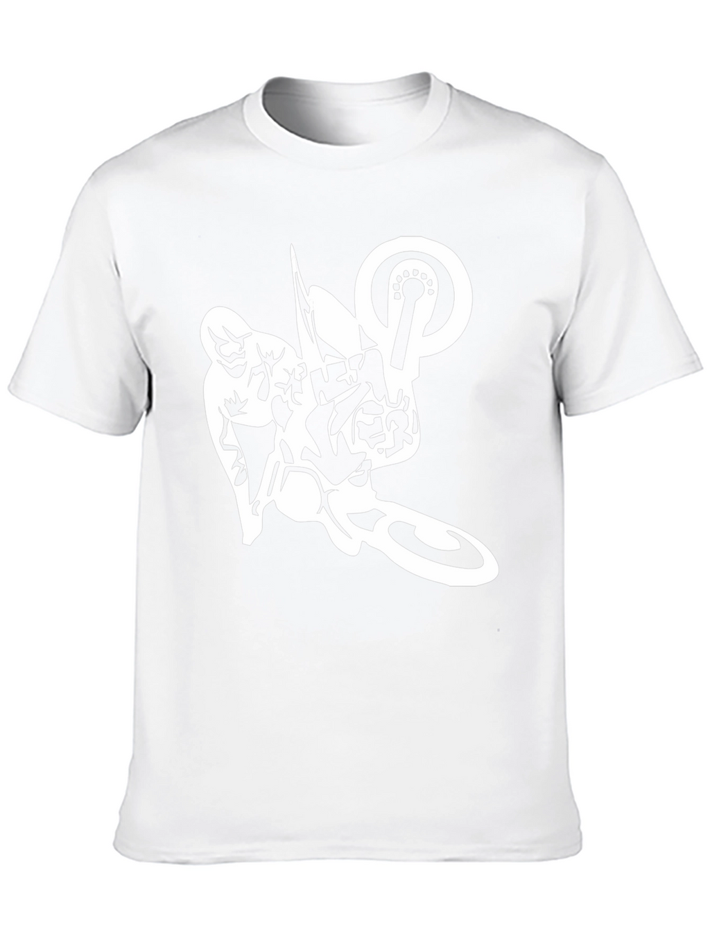 Mens Black T-Shirt with Motocross Design