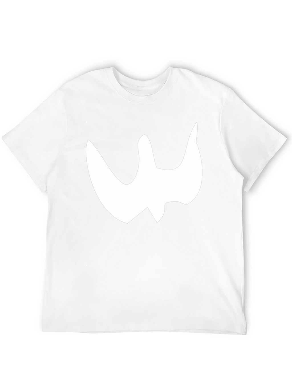 Black T-Shirt with White Graphic