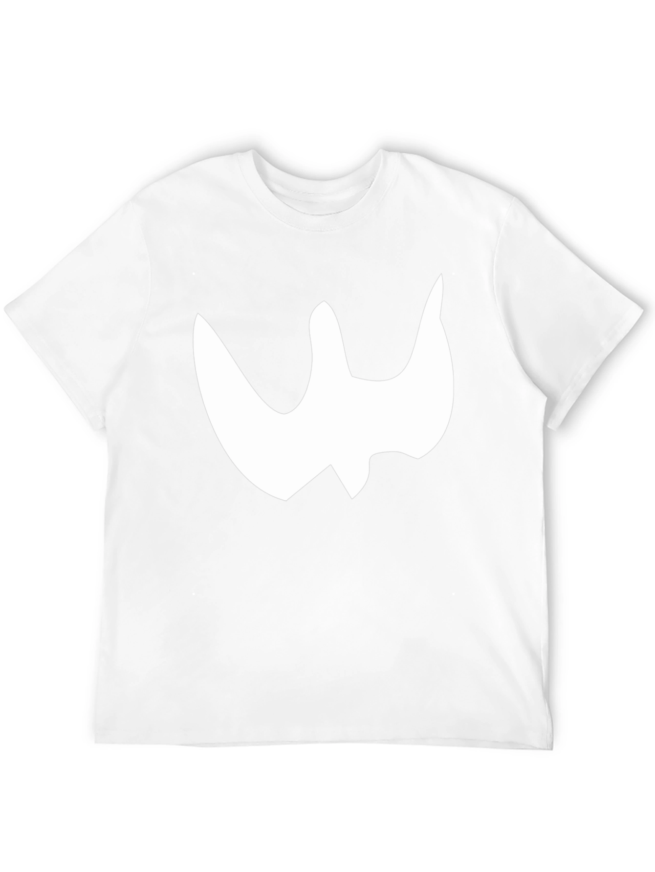 Black T-Shirt with White Graphic