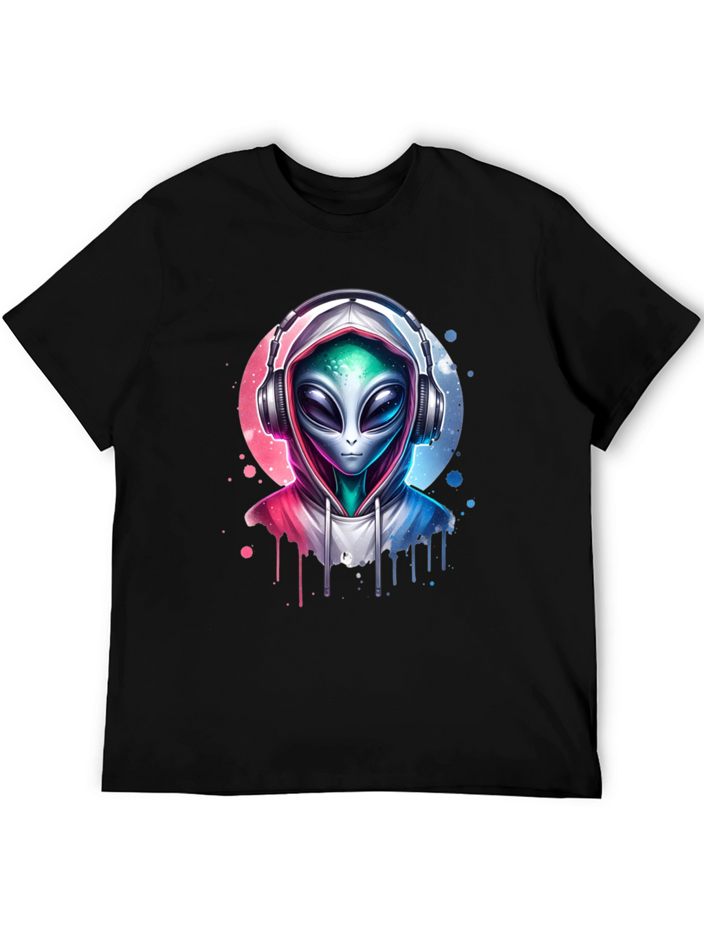 Alien DJ T-Shirt - Galaxy Beat Tee