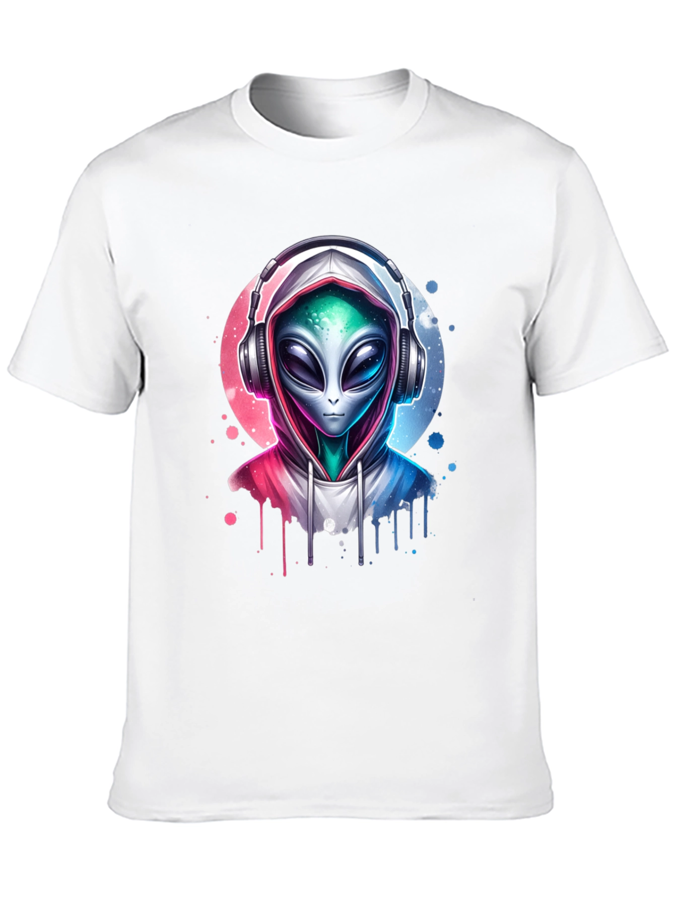 Alien DJ T-Shirt - Galaxy Beat Tee