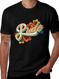Pride Rainbow Graphic Tee - Retro LGBT Pride T-Shirt