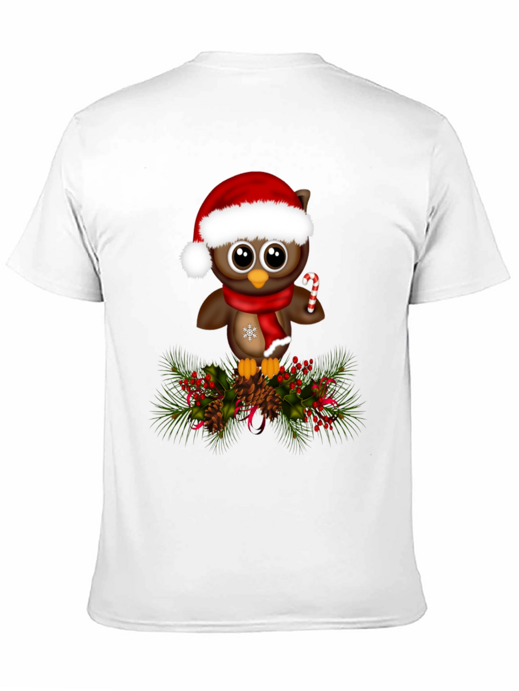 Christmas Owl T-Shirt - Holiday Apparel