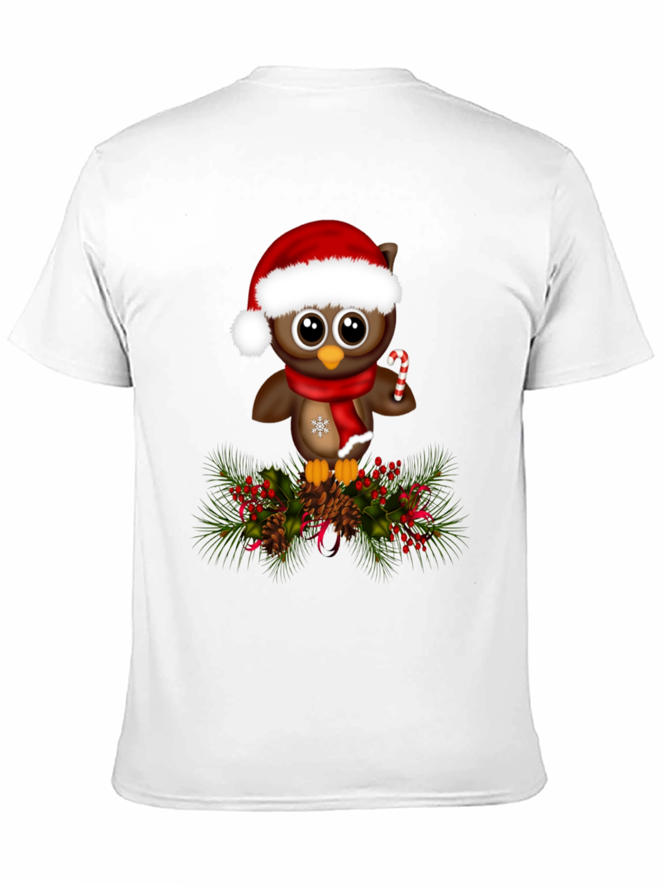 Christmas Owl T-Shirt - Holiday Apparel