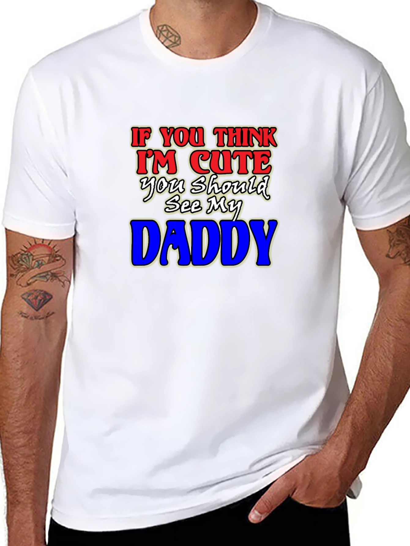 Cute Daddy T-Shirt - Humorous Graphic Tee