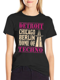 Detroit Chicago Berlin Techno T-Shirt
