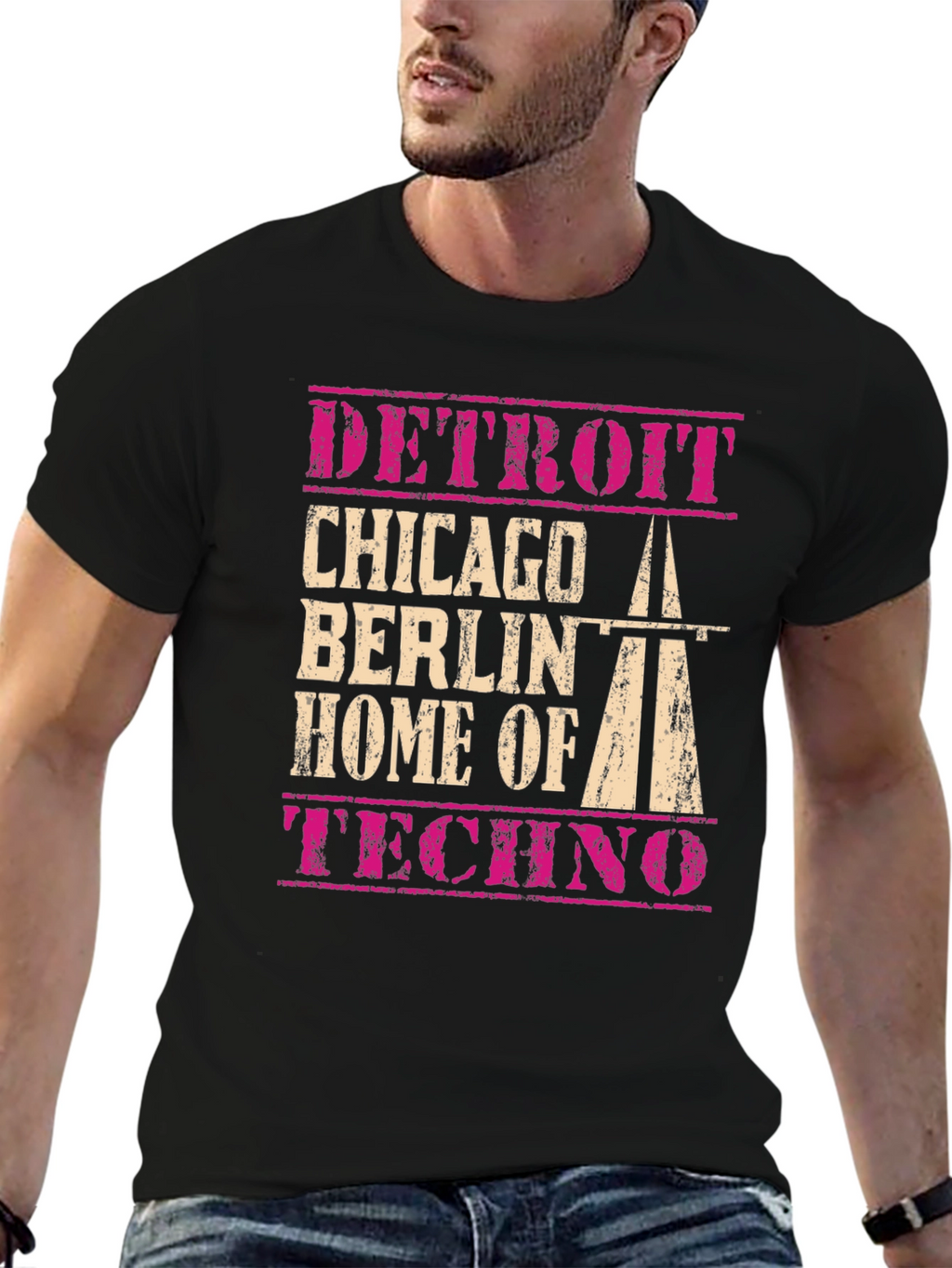 Detroit Chicago Berlin Techno T-Shirt
