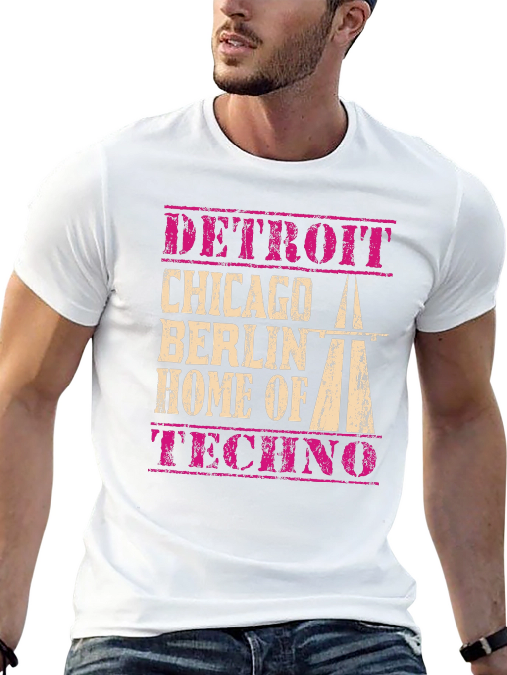 Detroit Chicago Berlin Techno T-Shirt