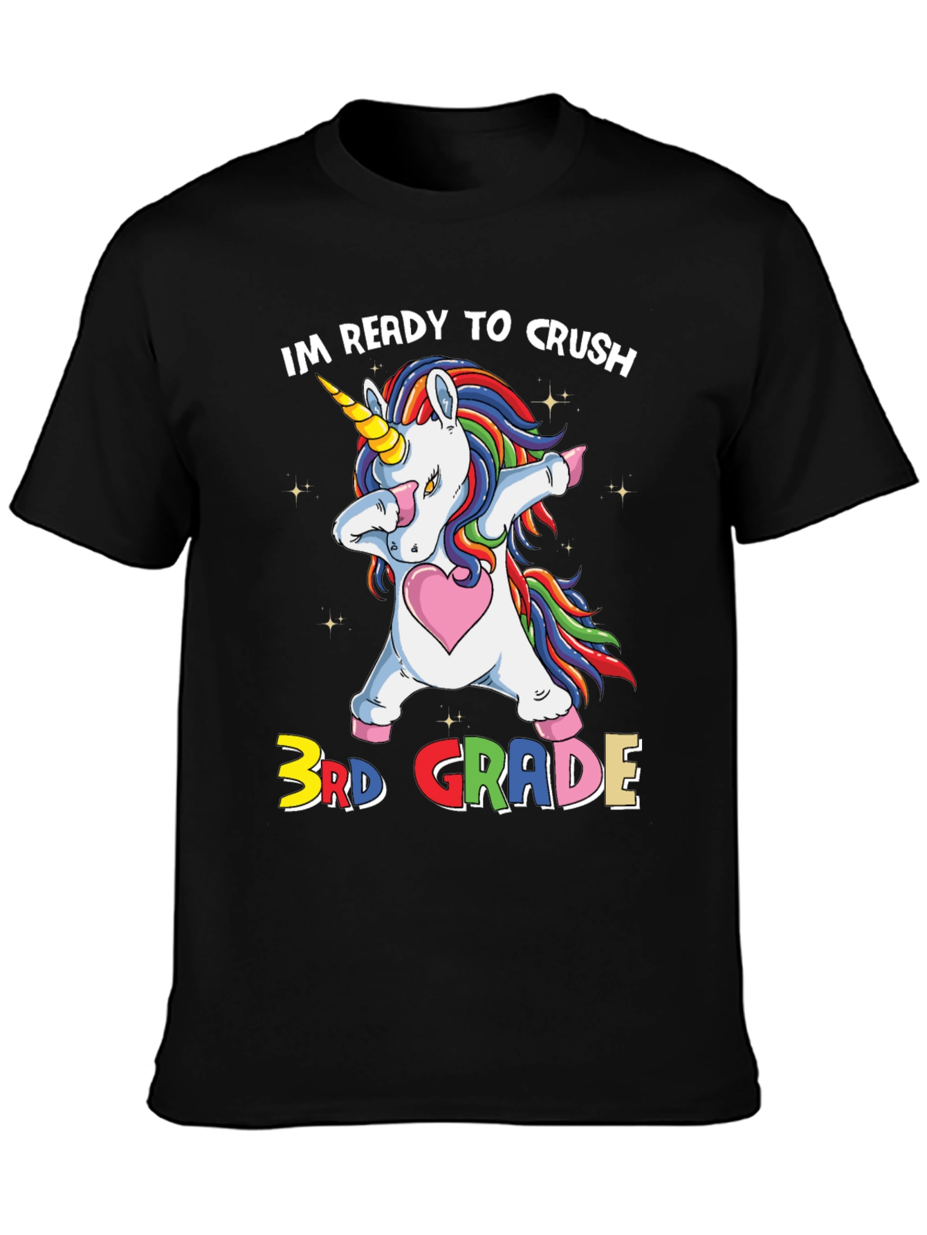 3rd Grade Unicorn T-Shirt - Ready To Crush