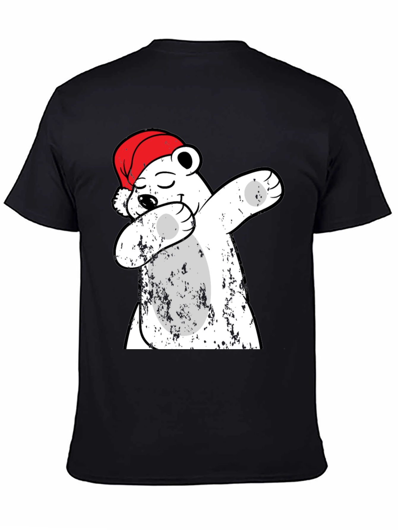 Dabbing Polar Bear Christmas T-Shirt