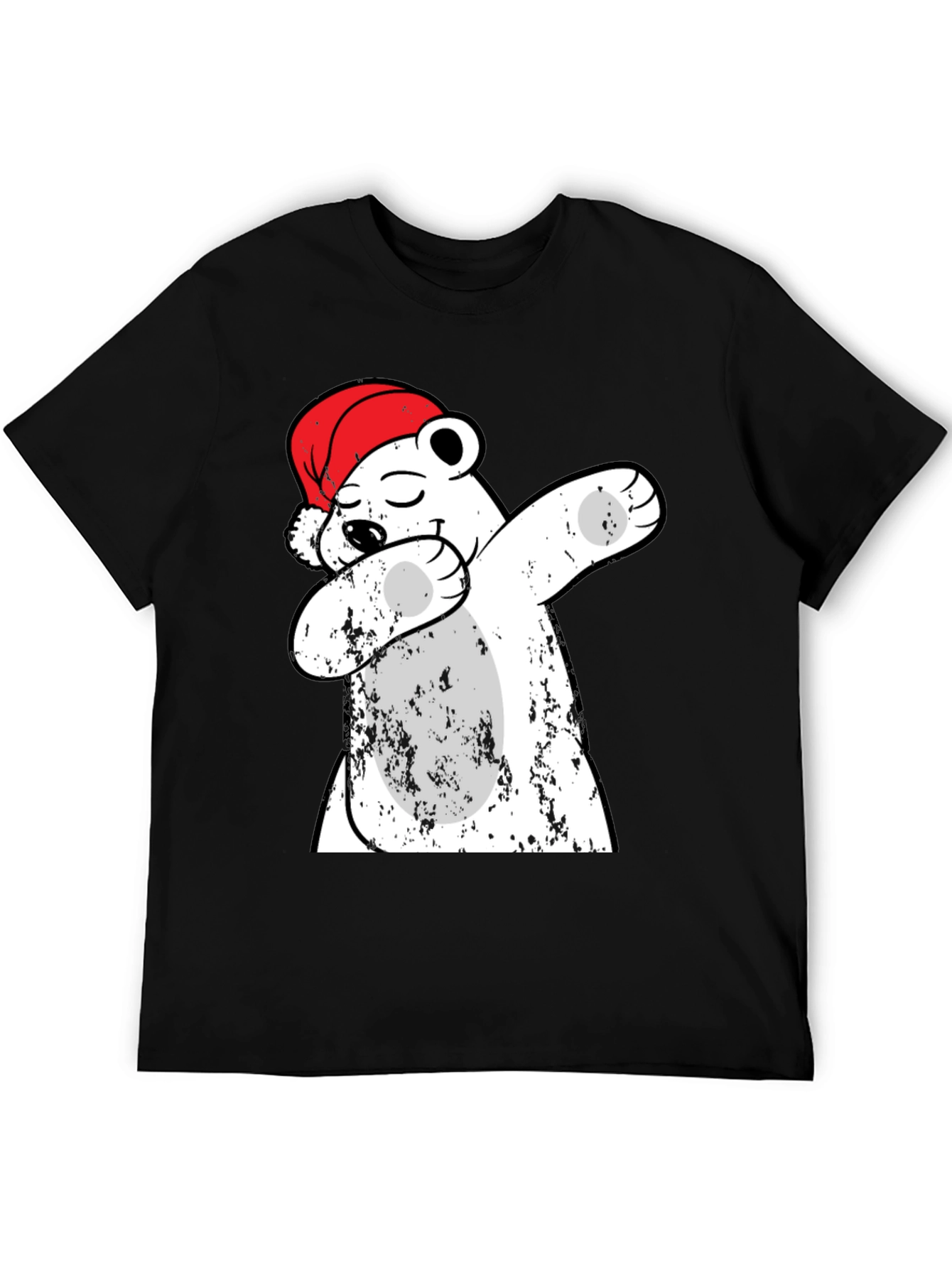 Dabbing Polar Bear Christmas T-Shirt