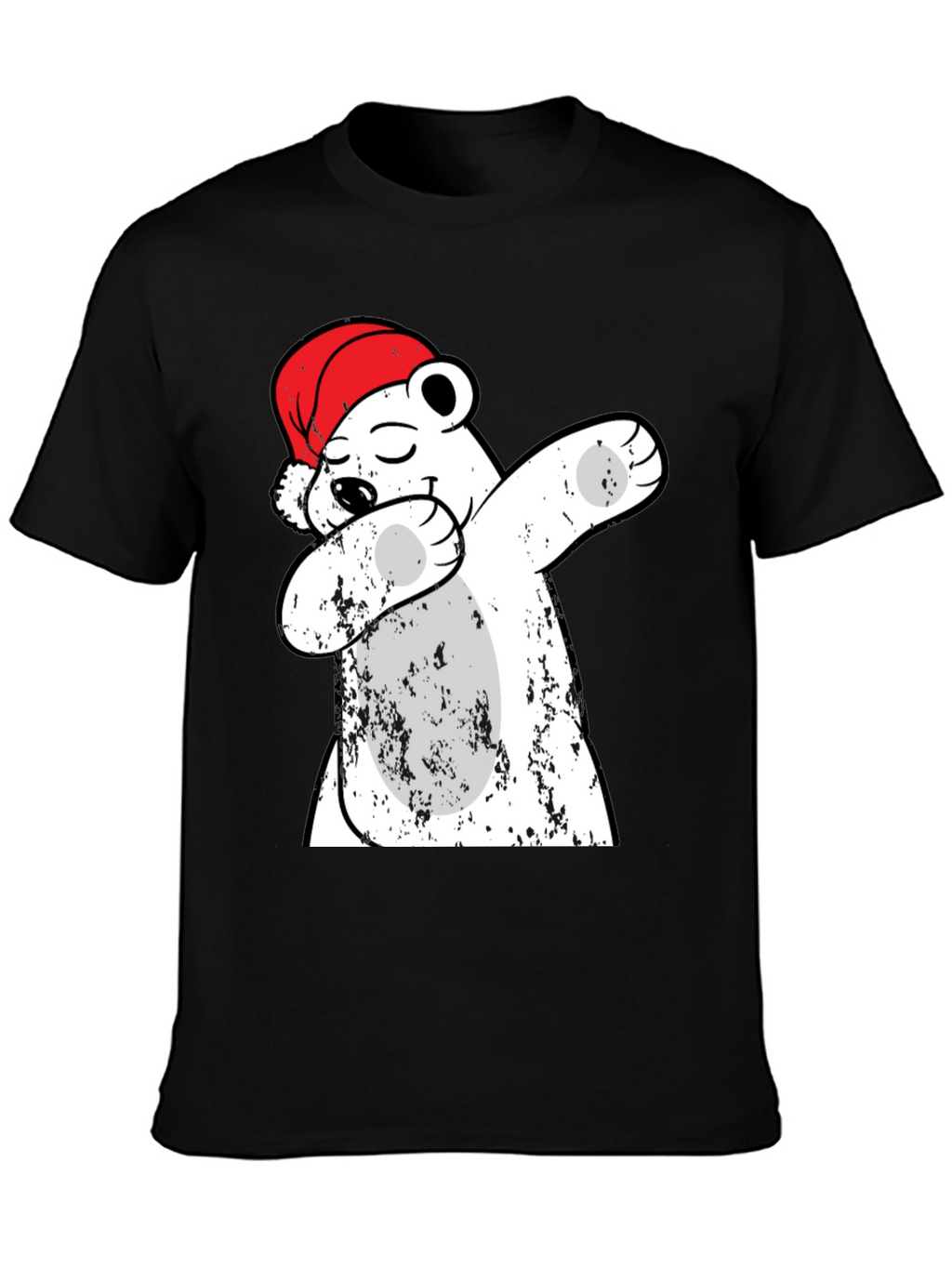 Dabbing Polar Bear Christmas T-Shirt