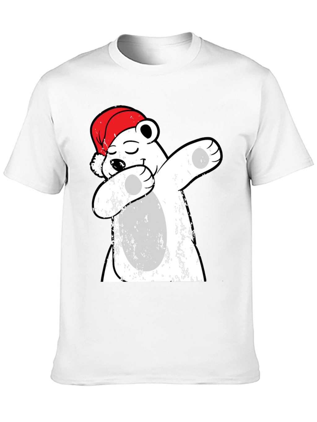 Dabbing Polar Bear Christmas T-Shirt