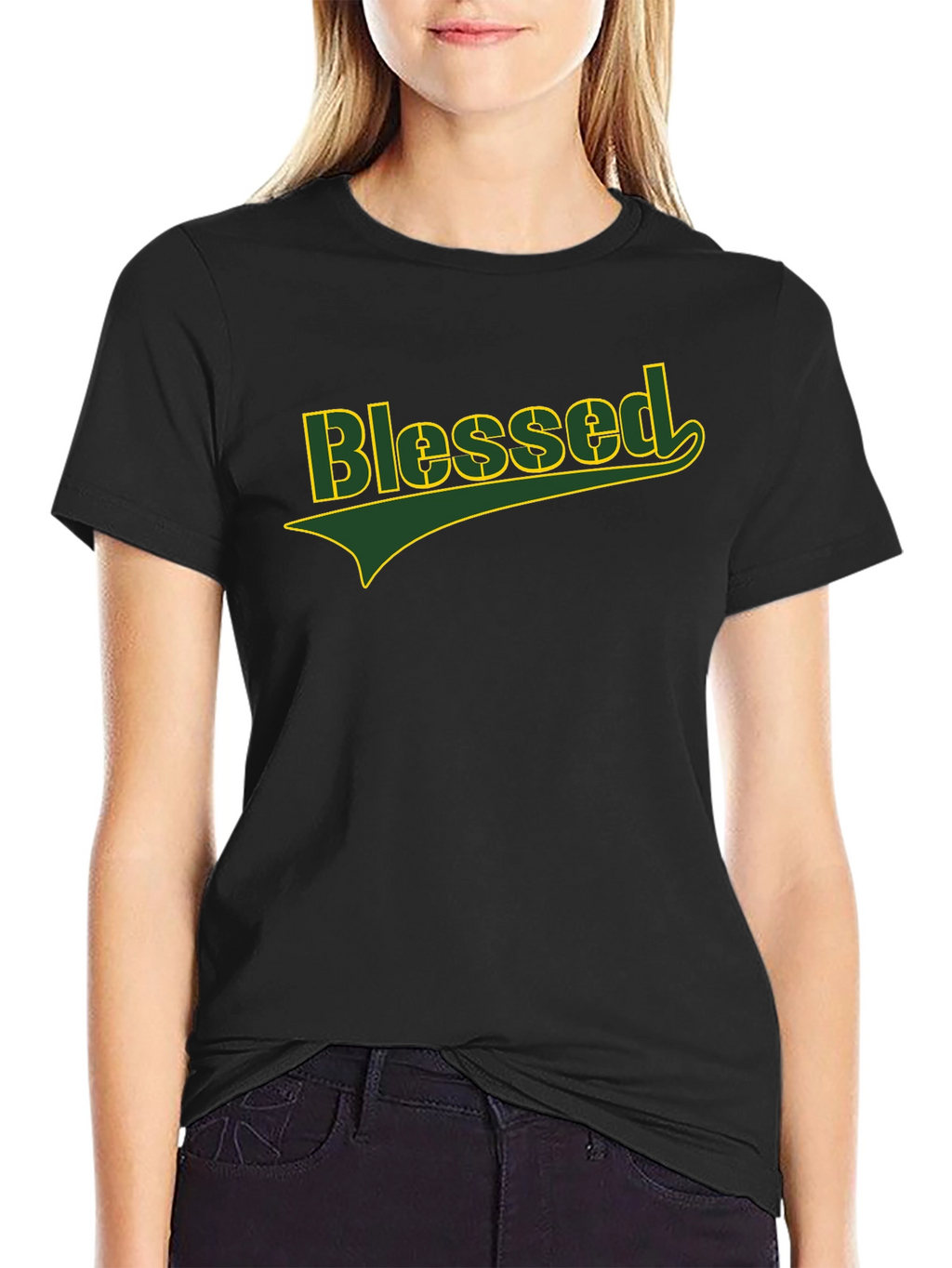 Blessed Black T-Shirt - Stylish Casual Wear
