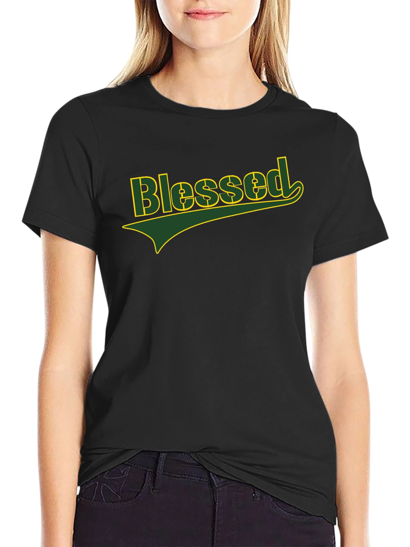 Blessed Black T-Shirt - Stylish Casual Wear