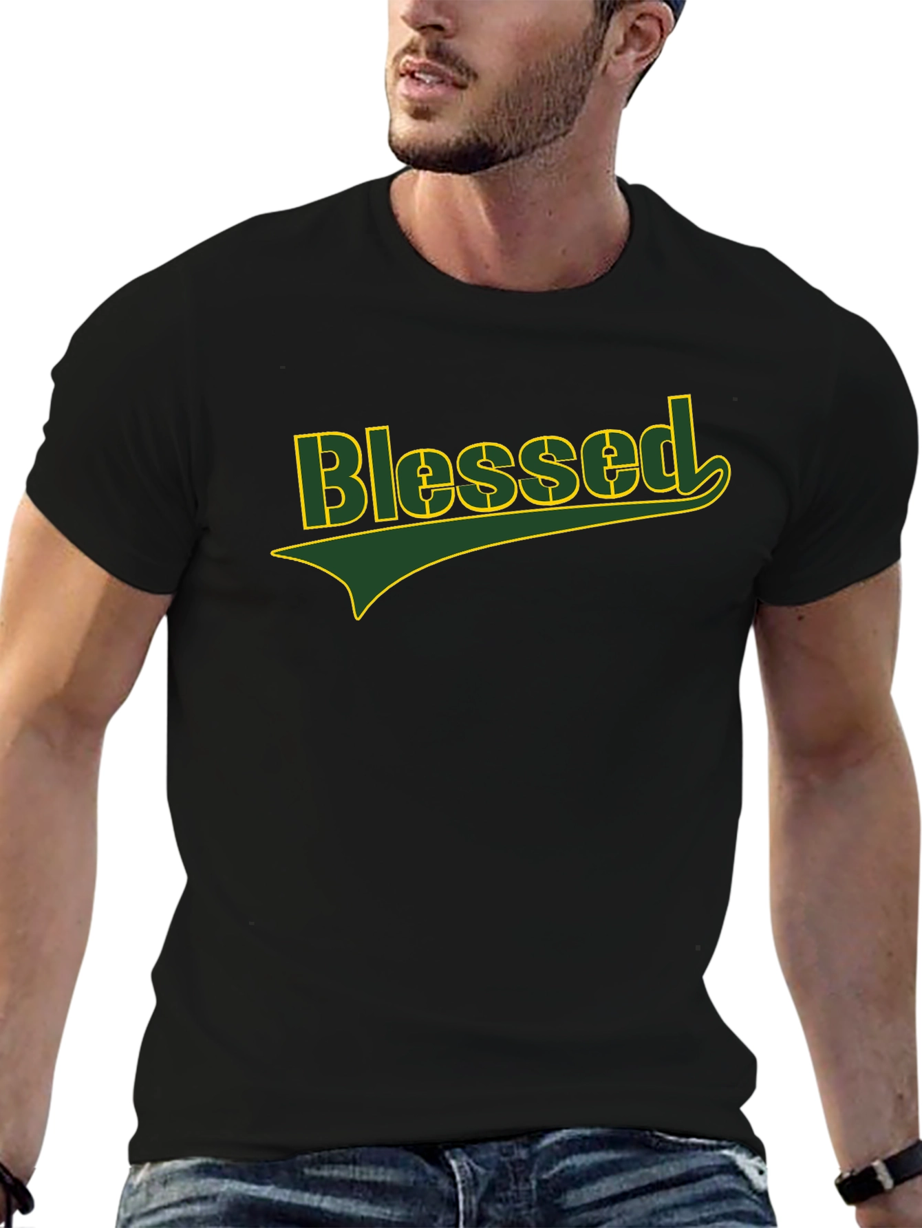 Blessed Black T-Shirt - Stylish Casual Wear