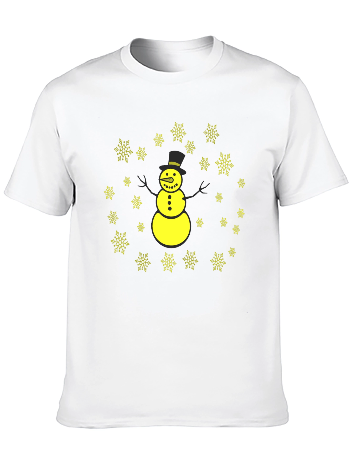 Snowman Snowflake Graphic Tee