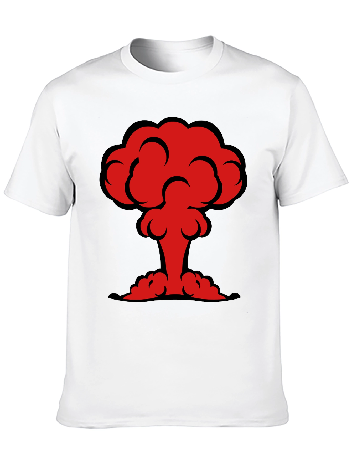 Atomic Mushroom Cloud Graphic T-Shirt
