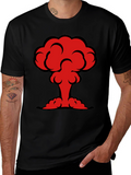 Atomic Mushroom Cloud Graphic T-Shirt