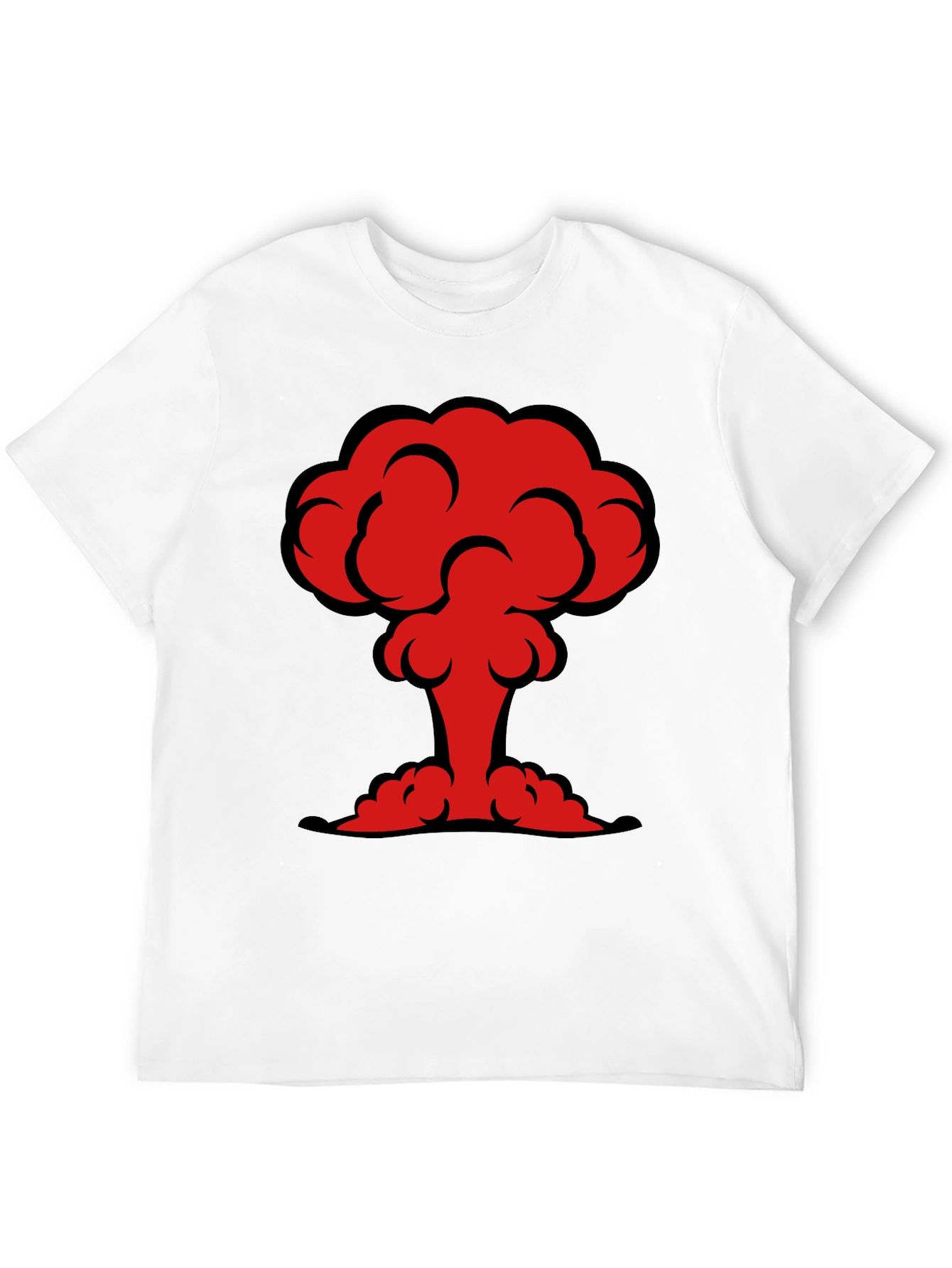 Atomic Mushroom Cloud Graphic T-Shirt