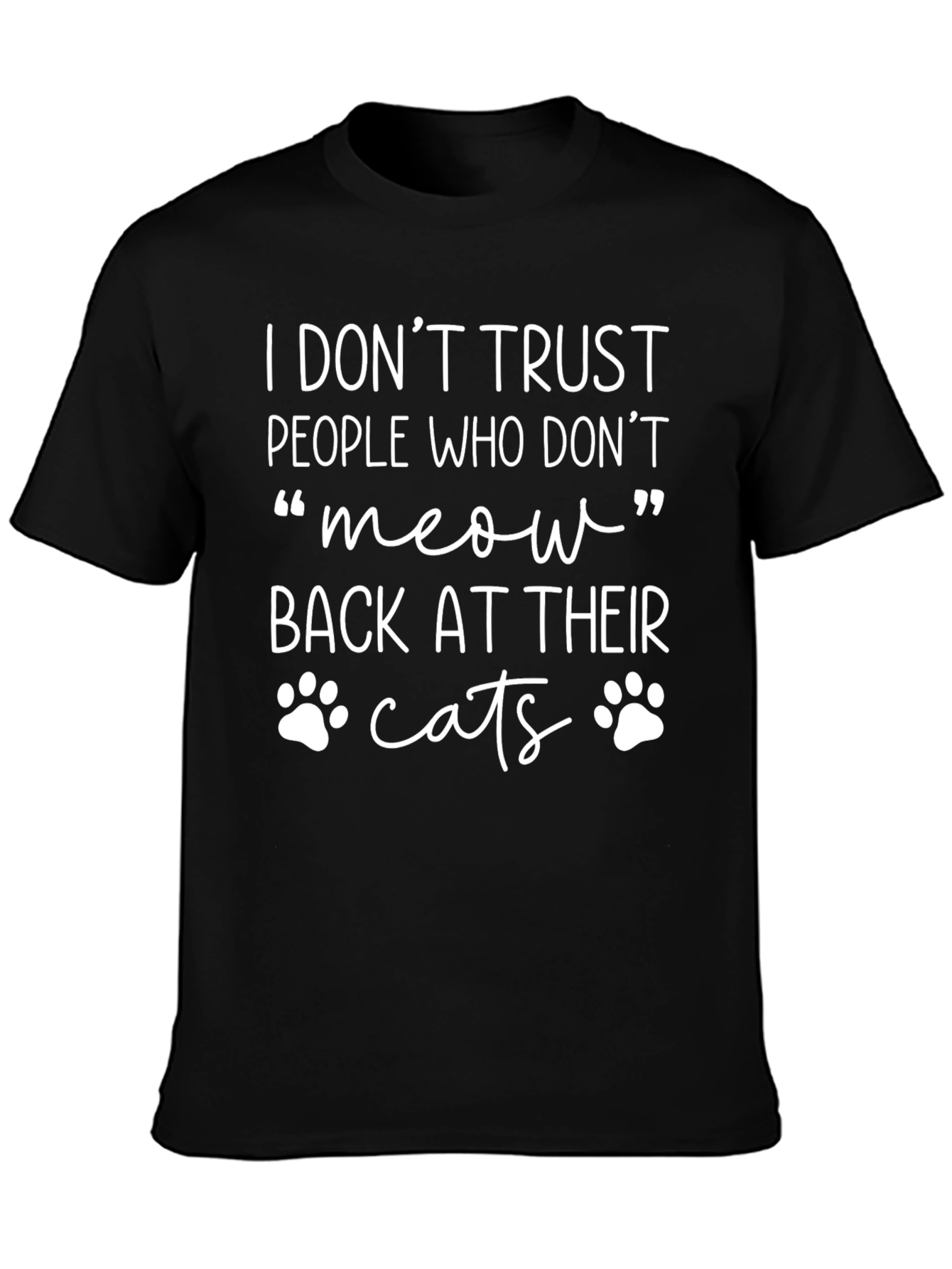 Funny Cat Lover T-Shirt - Meow Back!
