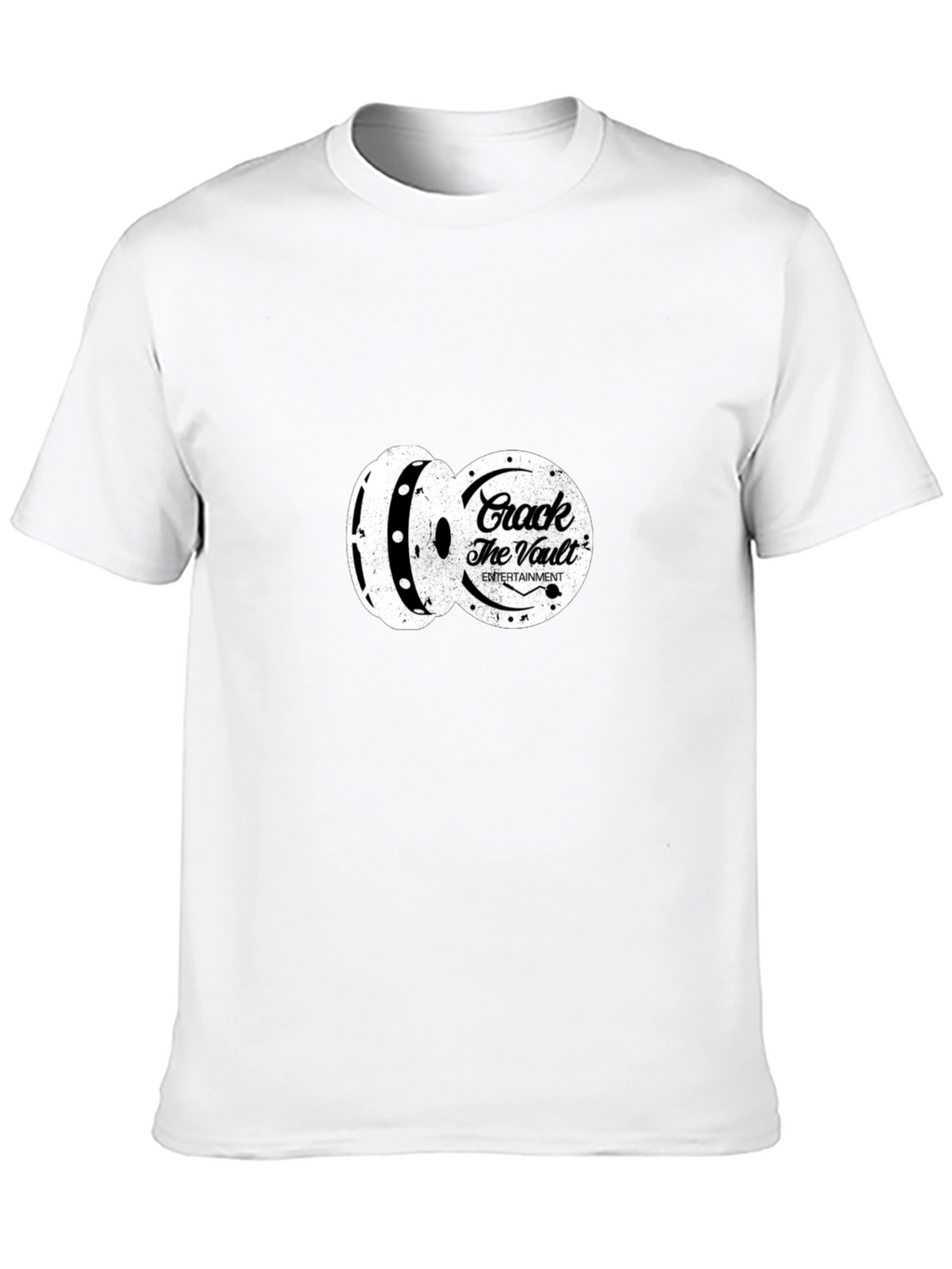Crack The Vault Entertainment Black Graphic Tee