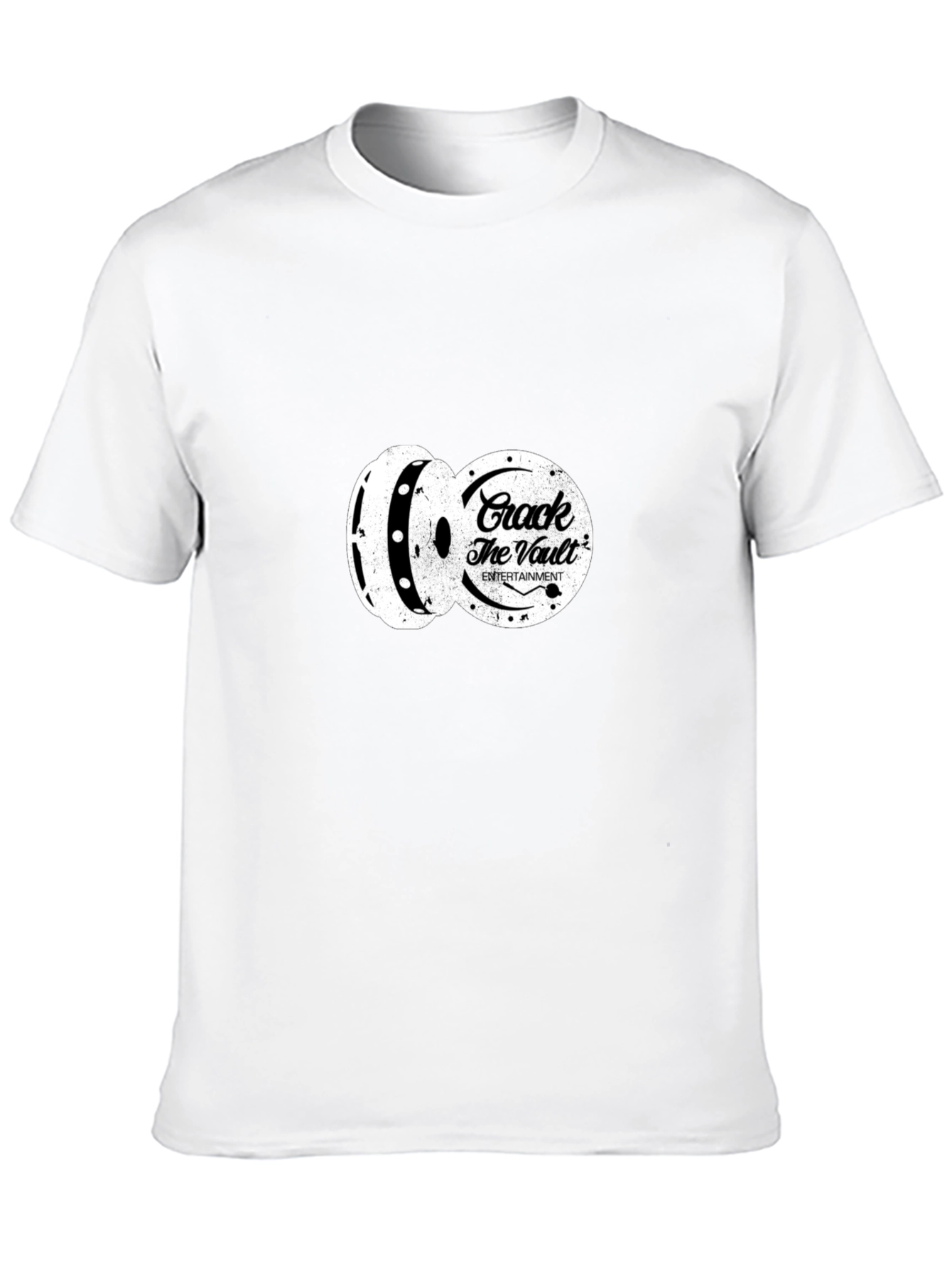 Crack The Vault Entertainment Black Graphic Tee