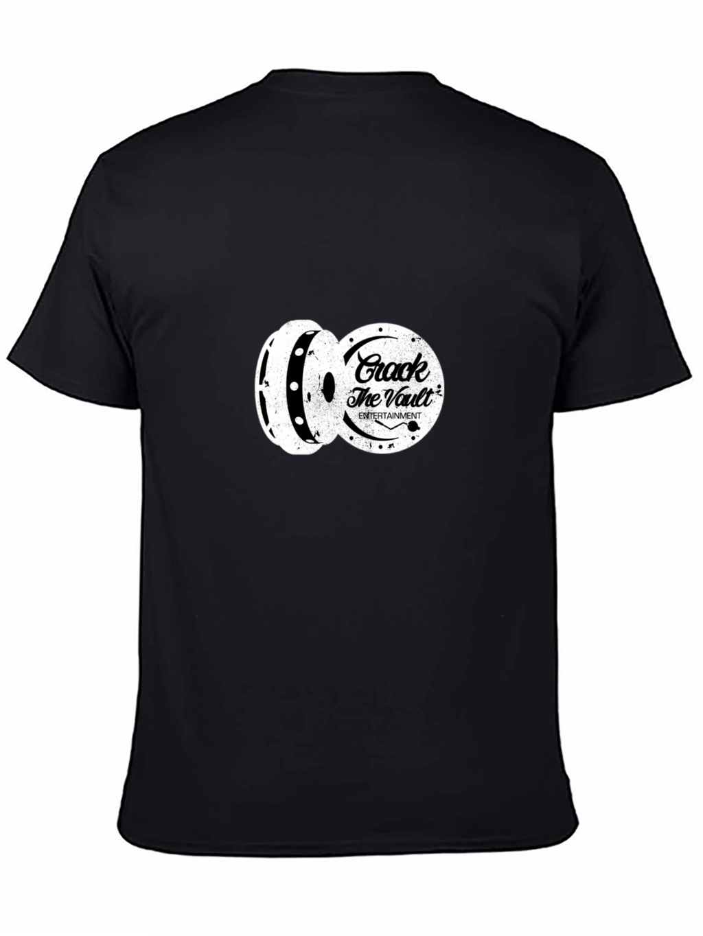 Crack The Vault Entertainment Black Graphic Tee
